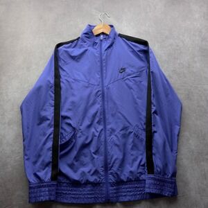Nike Windbreaker XL Purple 2000s Y2K Tracksuit Jacket